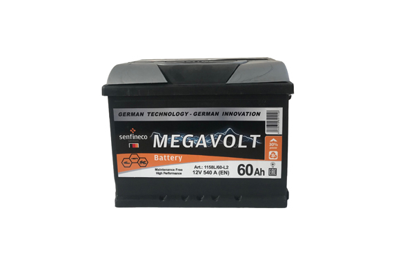 Аккумулятор Senfineco Megavolt 12V R+ (60 А/h)