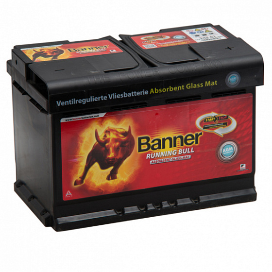 Аккумулятор Banner Running Bull AGM 57001 (70 A/h), 720А R+