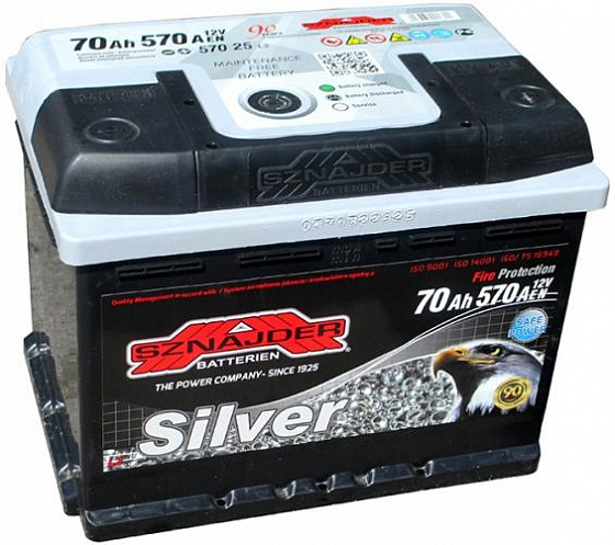 Аккумулятор Sznajder Silver (70 A/h), 570A R+