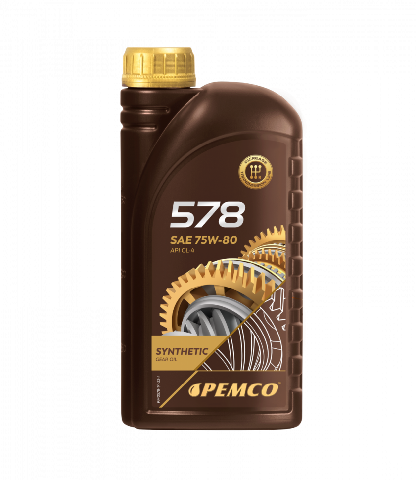Масло трансмиссионное Pemco 578 SAE 75W-80 API GL-4 1л